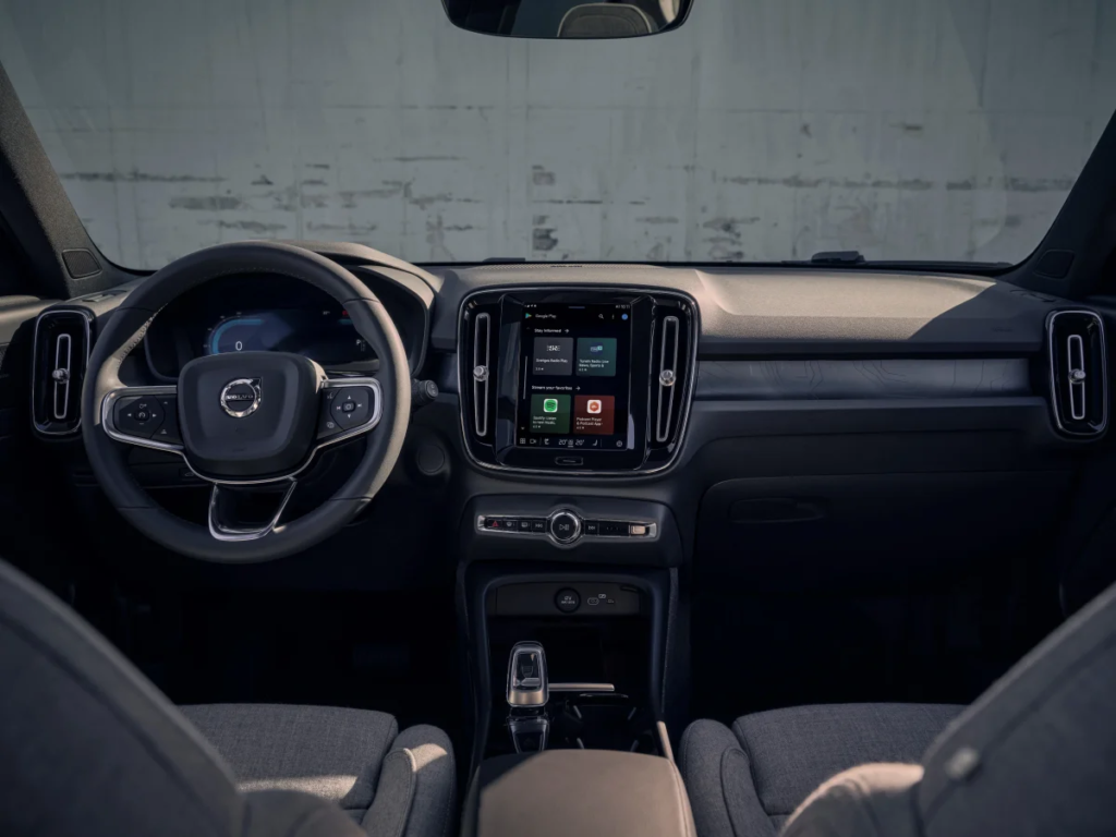 Volvo XC40:n sisätilat