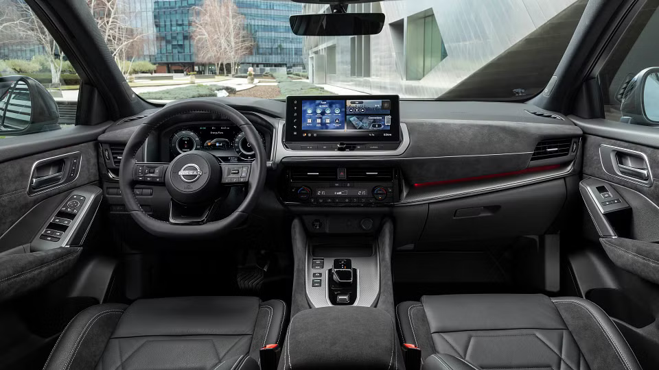 Uuden Nissan Qashqain sisätilat